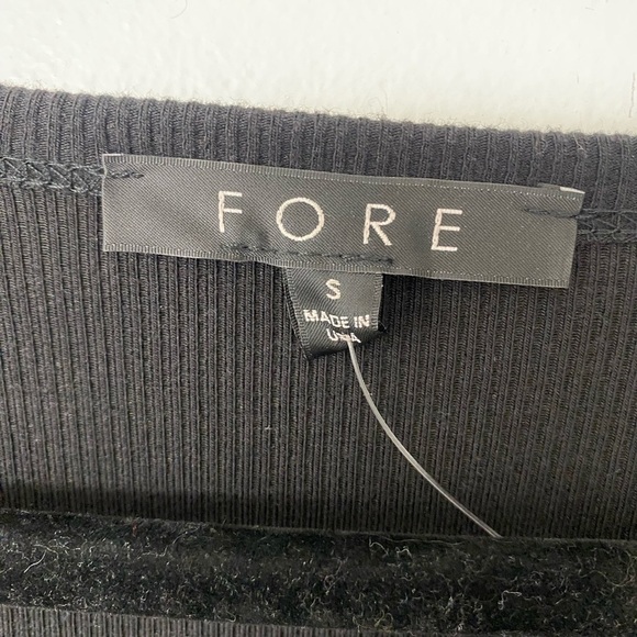 Fore Bloomingdales Black Cut Out Long Sleeve Mini Dress​ - Picture 5 of 6